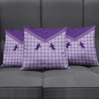 Aloha Hawaii Cowboys Paniolo Pillow Cover Violet Palaka - Polynesian Pride