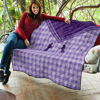 Aloha Hawaii Cowboys Paniolo Quilt Violet Palaka - Polynesian Pride