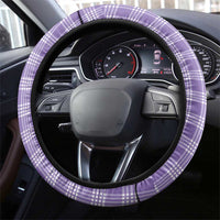 Aloha Hawaii Cowboys Paniolo Steering Wheel Cover Violet Palaka - Polynesian Pride