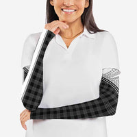 Aloha Hawaii Cowboys Paniolo Arm Sleeves Black Palaka - Polynesian Pride