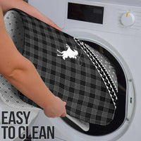 Aloha Hawaii Cowboys Paniolo Bathroom Set Black Palaka - Polynesian Pride