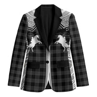 Aloha Hawaii Cowboys Paniolo Blazer Black Palaka LT7 Unisex Black - Polynesian Pride