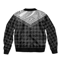Aloha Hawaii Cowboys Paniolo Bomber Jacket Black Palaka LT7 - Polynesian Pride