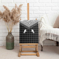 Aloha Hawaii Cowboys Paniolo Canvas Wall Art Black Palaka LT7 - Polynesian Pride