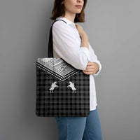 Aloha Hawaii Cowboys Paniolo Tote Bag Black Palaka - Polynesian Pride