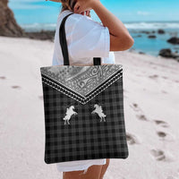 Aloha Hawaii Cowboys Paniolo Tote Bag Black Palaka - Polynesian Pride