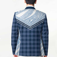 Aloha Hawaii Cowboys Paniolo Blazer Navy Blue Palaka - Polynesian Pride