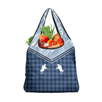 Aloha Hawaii Cowboys Paniolo Grocery Bag Navy Blue Palaka LT7 1-pack One Size Navy - Polynesian Pride