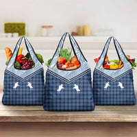 Aloha Hawaii Cowboys Paniolo Grocery Bag Navy Blue Palaka LT7 3-pack One Size Navy - Polynesian Pride