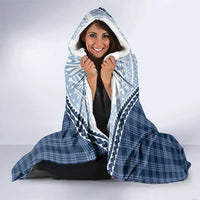 Aloha Hawaii Cowboys Paniolo Hooded Blanket Navy Blue Palaka LT7 - Polynesian Pride