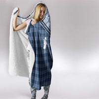 Aloha Hawaii Cowboys Paniolo Hooded Blanket Navy Blue Palaka LT7 - Polynesian Pride
