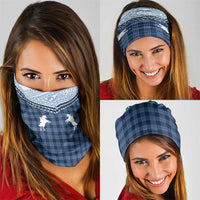 Aloha Hawaii Cowboys Paniolo Neck Gaiter Navy Blue Palaka - Polynesian Pride