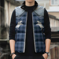 Aloha Hawaii Cowboys Paniolo Sleeveless Puffer Jacket Navy Blue Palaka LT7 - Polynesian Pride