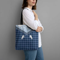 Aloha Hawaii Cowboys Paniolo Tote Bag Navy Blue Palaka - Polynesian Pride