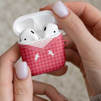 Aloha Hawaii Cowboys Paniolo AirPods Case Rose Palaka LT7 - Polynesian Pride