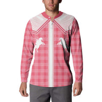 Aloha Hawaii Cowboys Paniolo Button Sweatshirt Rose Palaka LT7 - Polynesian Pride