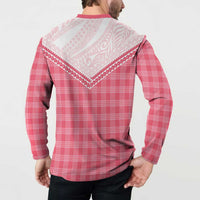 Aloha Hawaii Cowboys Paniolo Button Sweatshirt Rose Palaka LT7 - Polynesian Pride
