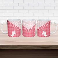 Aloha Hawaii Cowboys Paniolo Ceramic Mug Rose Palaka - Polynesian Pride