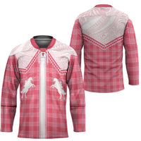 Aloha Hawaii Cowboys Paniolo Hockey Jersey Rose Palaka LT7 - Polynesian Pride