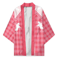 Aloha Hawaii Cowboys Paniolo Kimono Rose Palaka - Polynesian Pride