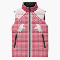 Aloha Hawaii Cowboys Paniolo Sleeveless Puffer Jacket Rose Palaka LT7 Unisex Pink - Polynesian Pride