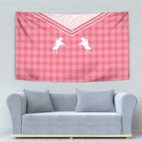 Aloha Hawaii Cowboys Paniolo Tapestry Rose Palaka - Polynesian Pride