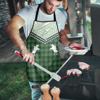 Aloha Hawaii Cowboys Paniolo Apron Forest Green Palaka LT7 - Polynesian Pride