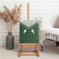 Aloha Hawaii Cowboys Paniolo Canvas Wall Art Forest Green Palaka LT7 - Polynesian Pride