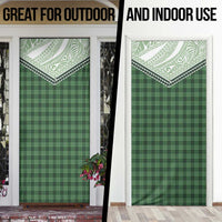 Aloha Hawaii Cowboys Paniolo Door Cover Forest Green Palaka - Polynesian Pride