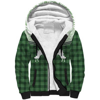 Aloha Hawaii Cowboys Paniolo Sherpa Hoodie Forest Green Palaka LT7 Unisex Dark Green - Polynesian Pride