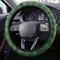 Aloha Hawaii Cowboys Paniolo Steering Wheel Cover Forest Green Palaka - Polynesian Pride