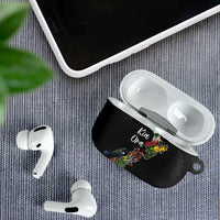 Kia Ora New Zealand Floral AirPods Case Black LT7 - Polynesian Pride
