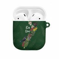 Kia Ora New Zealand Floral AirPods Case Sage Green LT7 Sage Green - Polynesian Pride