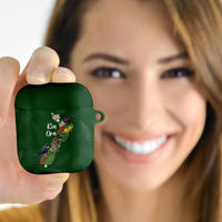 Kia Ora New Zealand Floral AirPods Case Sage Green LT7 - Polynesian Pride
