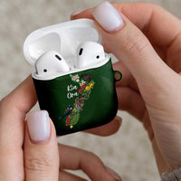 Kia Ora New Zealand Floral AirPods Case Sage Green LT7 - Polynesian Pride