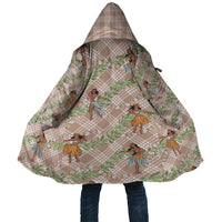 Beige Palaka Hula Girls Seamless Hawaii Aloha Cloak - Polynesian Pride