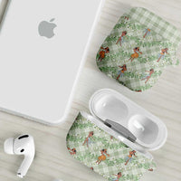Mint Palaka Hula Girls Seamless Hawaii Aloha AirPods Case LT7 - Polynesian Pride
