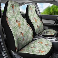Mint Palaka Hula Girls Seamless Hawaii Aloha Car Seat Cover - Polynesian Pride