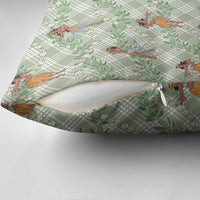 Mint Palaka Hula Girls Seamless Hawaii Aloha Pillow Cover - Polynesian Pride