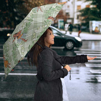 Mint Palaka Hula Girls Seamless Hawaii Aloha Umbrella LT7 - Polynesian Pride