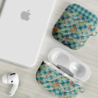 Teal Palaka Hula Girls Seamless Hawaii Aloha AirPods Case LT7 - Polynesian Pride