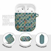 Teal Palaka Hula Girls Seamless Hawaii Aloha AirPods Case LT7 - Polynesian Pride