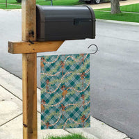 Teal Palaka Hula Girls Seamless Hawaii Aloha Garden Flag - Polynesian Pride