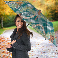 Teal Palaka Hula Girls Seamless Hawaii Aloha Umbrella LT7 - Polynesian Pride