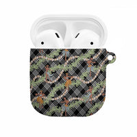 Sable Palaka Hula Girls Seamless Hawaii Aloha AirPods Case LT7 Black - Polynesian Pride
