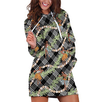 Sable Palaka Hula Girls Seamless Hawaii Aloha Hoodie Dress - Polynesian Pride