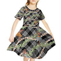 Sable Palaka Hula Girls Seamless Hawaii Aloha Kid Short Sleeve Dress LT7 - Polynesian Pride