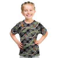 Sable Palaka Hula Girls Seamless Hawaii Aloha Kid T Shirt LT7 Black - Polynesian Pride