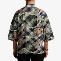 Sable Palaka Hula Girls Seamless Hawaii Aloha Kimono - Polynesian Pride