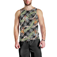 Sable Palaka Hula Girls Seamless Hawaii Aloha Men Tank Top - Polynesian Pride